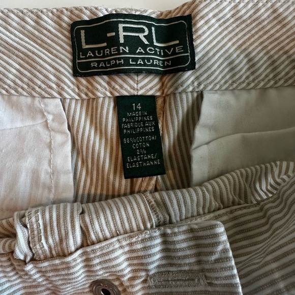Ralph Lauren Gray Flat Front Shorts size 14 New. - Picture 2 of 10